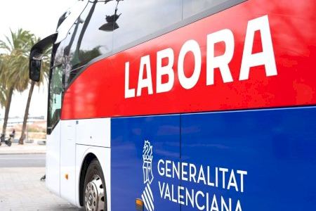 El bus Labora se instala en la Plaza del Ayuntamiento de San Antonio de Benagéber los días 22 y 23 de mayo
